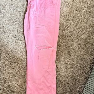 AEO Vintage Distressed Pink Casual Pants